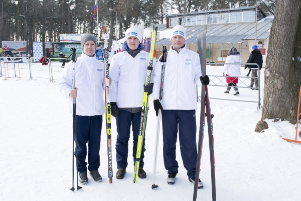 Воронежские газовики приняли участие в соревнованиях по лыжным гонкам 22.02.1018